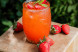 Strawberry and passion fruit lemonade