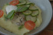 Beef stroganoff with potato puree