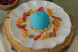 Yurt with white chocolate mousse