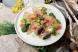 Marinated omul with cheese mousse
